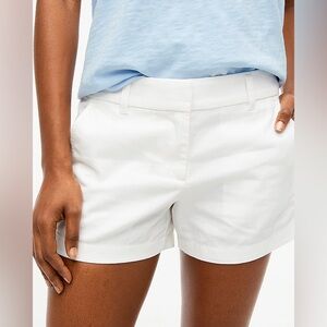 J.Crew Classic White Women's 3-inch Shorts, Size 4